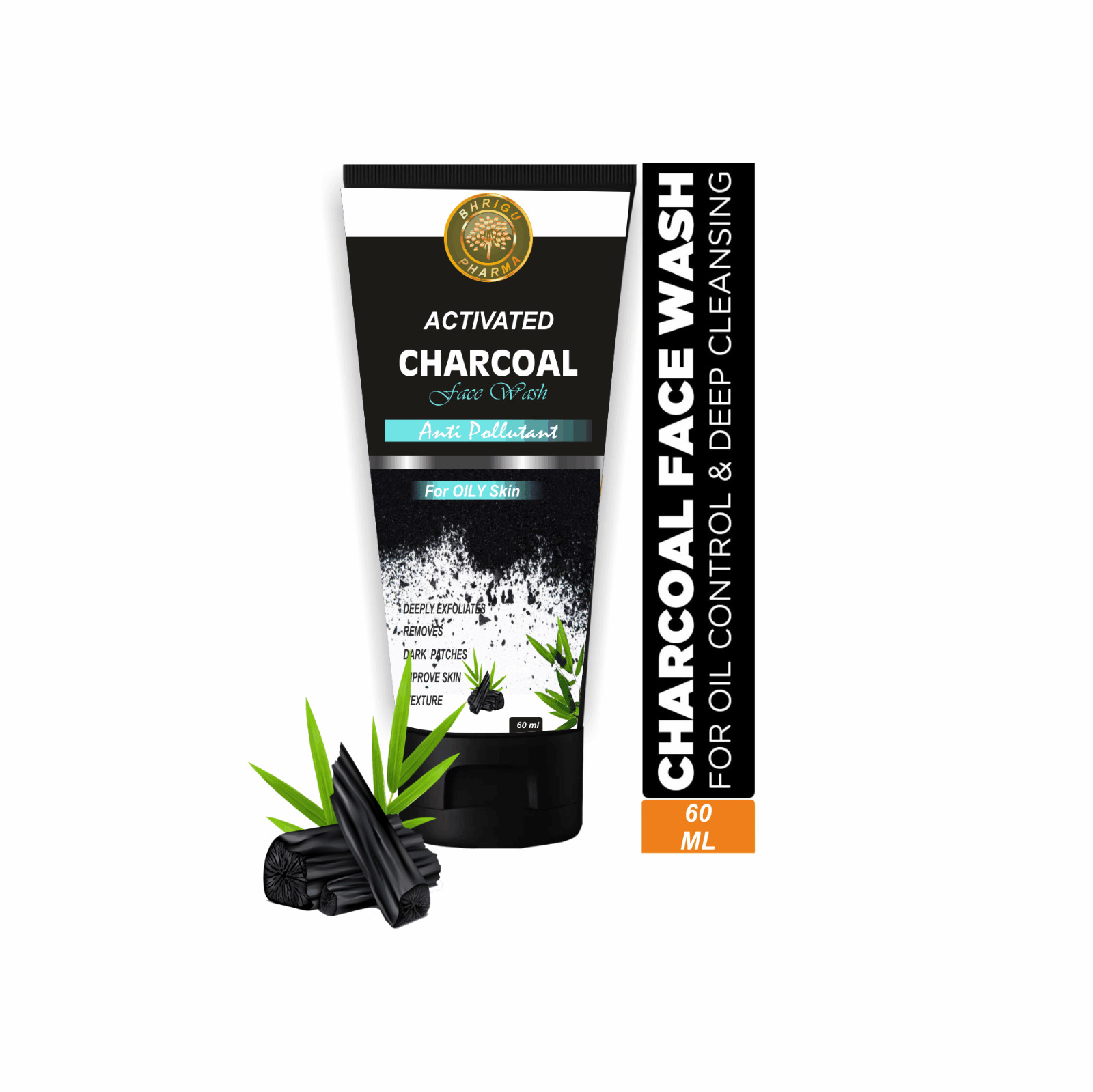 CHARCOAL FACE WASH ( 60 ML )